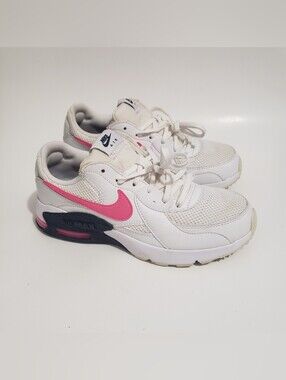 Nike Air Max Excee Women’s Size 8 White Pink Navy CZ7997-100 Running Shoe Kept